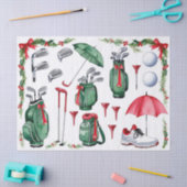 Golf Christmas themed gifts for golfer 薄葉紙 (クラフト)