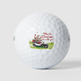 Golf Christmas themed  with Santa Claus ゴルフボール