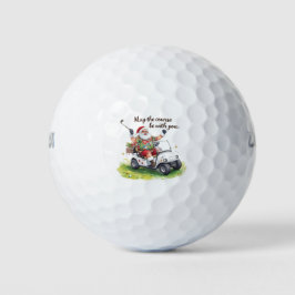 Golf Christmas themed  with Santa Claus ゴルフボール
