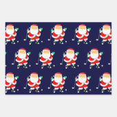 Golf Christmas Wrapping Paper ラッピングペーパーシート (正面)