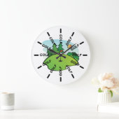Golf Club ラージ壁時計 (ホーム)