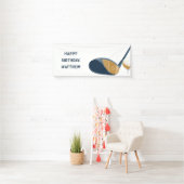 Golf Club and Ball Personalized Golfers Birthday 横断幕 (インサイチュ)