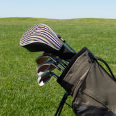 Golf club head cover with vertical stripes  ゴルフヘッドカバー (インサイチュ)