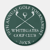 Golf Club Tournament Custom Emerald Green マグネット (正面)
