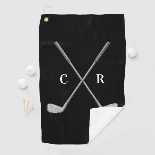Golf Clubs Personalized ゴルフタオル (インサイチュ)