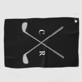 Golf Clubs Personalized ゴルフタオル (横)