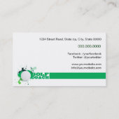 Golf Coach 名刺 (裏面)