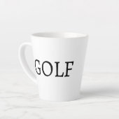 GOLF COFFEE TEA Latte Mug カフェラテマグ (左アングル)