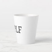 GOLF COFFEE TEA Latte Mug カフェラテマグ (正面)