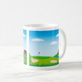 Golf course コーヒーマグカップ (正面右)