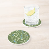 Golf course graphic on stone coaster コースター (側面)