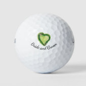 Golf course heart shape  ゴルフボール (正面)