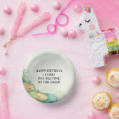 Golf Course Party Design with Custom Name & Event  ペーパーボウル (パーティー)