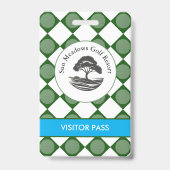 Golf Course Press & Guest Access Badge バッジ (正面)