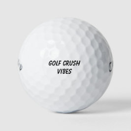 'Golf Crush Vibes' Playful Flirty Fun Valentine's  ゴルフボール
