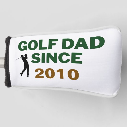 Golf Dad Since Year Vintage Design ゴルフヘッドカバー (正面)