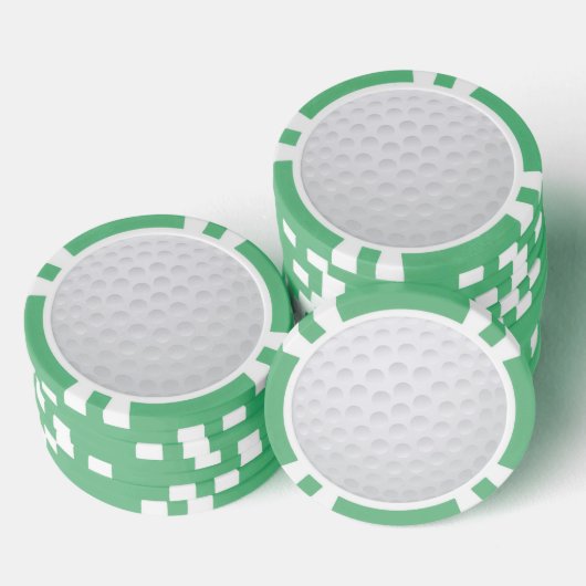 Golf Design Poker Chips ポーカーチップ (積み重ね)