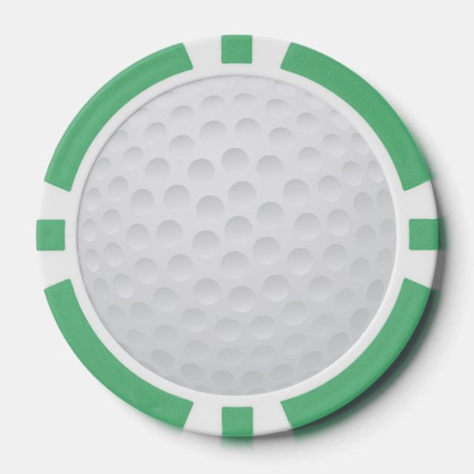 Golf Design Poker Chips ポーカーチップ (正面)