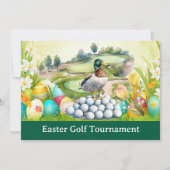 Golf Easter to golfer PARTY invitation  招待状 (正面)