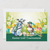 Golf Easter to golfer PARTY invitation  招待状 (正面)