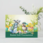 Golf Easter to golfer PARTY invitation  招待状 (スタンド正面)