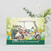 Golf Easter to golfer PARTY invitation  招待状 (スタンド正面)