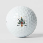 Golf Equipment Christmas Tree Christmas Golf ゴルフボール (正面)