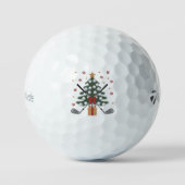 Golf Equipment Christmas Tree Christmas Golf ゴルフボール (正面)