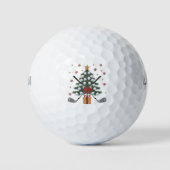 Golf Equipment Christmas Tree Christmas Golf ゴルフボール (正面)