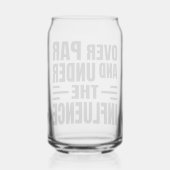 Golf Etched Can Glass ガラス缶 (裏面)
