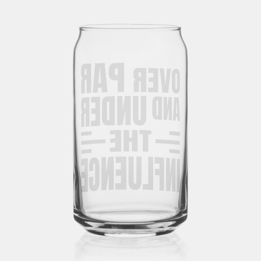 Golf Etched Can Glass ガラス缶 (裏面)