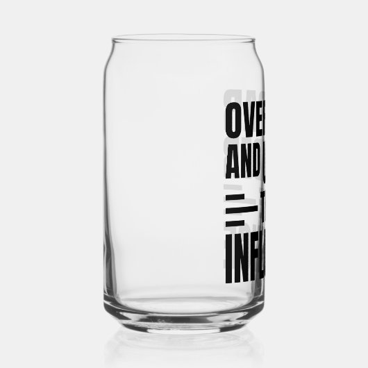 Golf Etched Can Glass ガラス缶 (右)