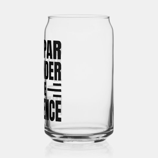 Golf Etched Can Glass ガラス缶 (左)