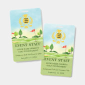 GOLF EVENT COURSE  バッジ (正面＆裏面)