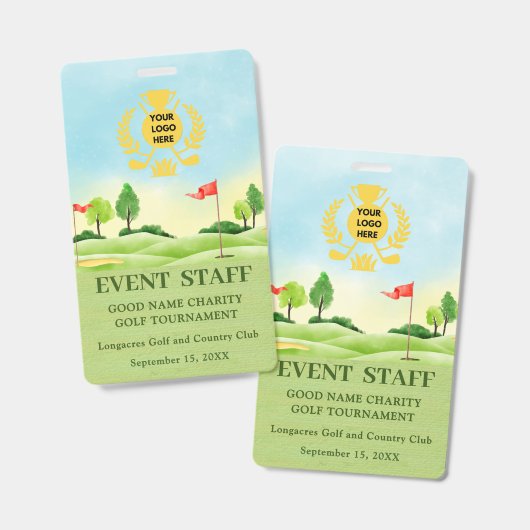 GOLF EVENT COURSE  バッジ (正面＆裏面)