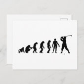 Golf Evolutionstheorie des Sport ポストカード (正面/裏面)