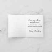 Golf Father's Day Card for Father & Husband カード (内部)