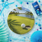 Golf Florida themed  ペーパープレート (パーティー)