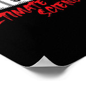 Golf Frisbees Ultimate Science Disc Periodic Table ポスター (角)