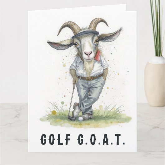 Golf G.O.A.T.- Big Golf Card サンキューカード (正面)