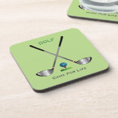GOLF - Game for Life Golf Clubs Golf Ball コースター (左側)