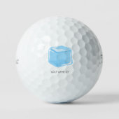 'Golf Game Icy' Confident Smooth Calm Cool Golfer  ゴルフボール (正面)