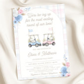 Golf Gender Reveal Invitation - Golf Carts 招待状