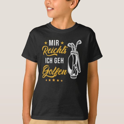 Golf German quote funny Tシャツ (正面)