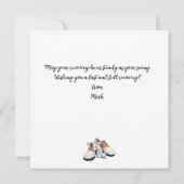 Golf get well soon text near bunker for golfer (裏面)