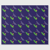Golf gift Christmas wrapping paper ラッピングペーパー (フラット)