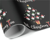 Golf Golfer Funny Golfing Oh Christmas Tee ラッピングペーパー (ロールコーナー)