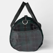 Golf Golfer Gift Elegant Plaid Monogram Custom ダッフルバッグ (右)