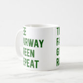 Golf Golfing Retirement コーヒーマグカップ (正面左)