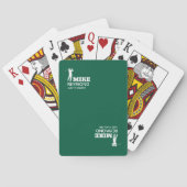 Golf Green Playing Cards for a Golfer トランプ (裏面)